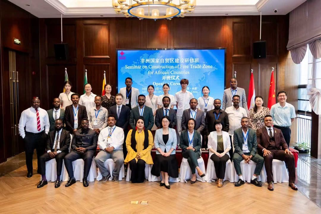 UFZEPA officers,Lorrits Nyongyera and Patrick Tusiime, represented Uganda at the Seminar on the Construction of Free Trade Zones for African Countries in Hefei, China (10–23 July 2026), organized by the Anhui Institute of International Business. 