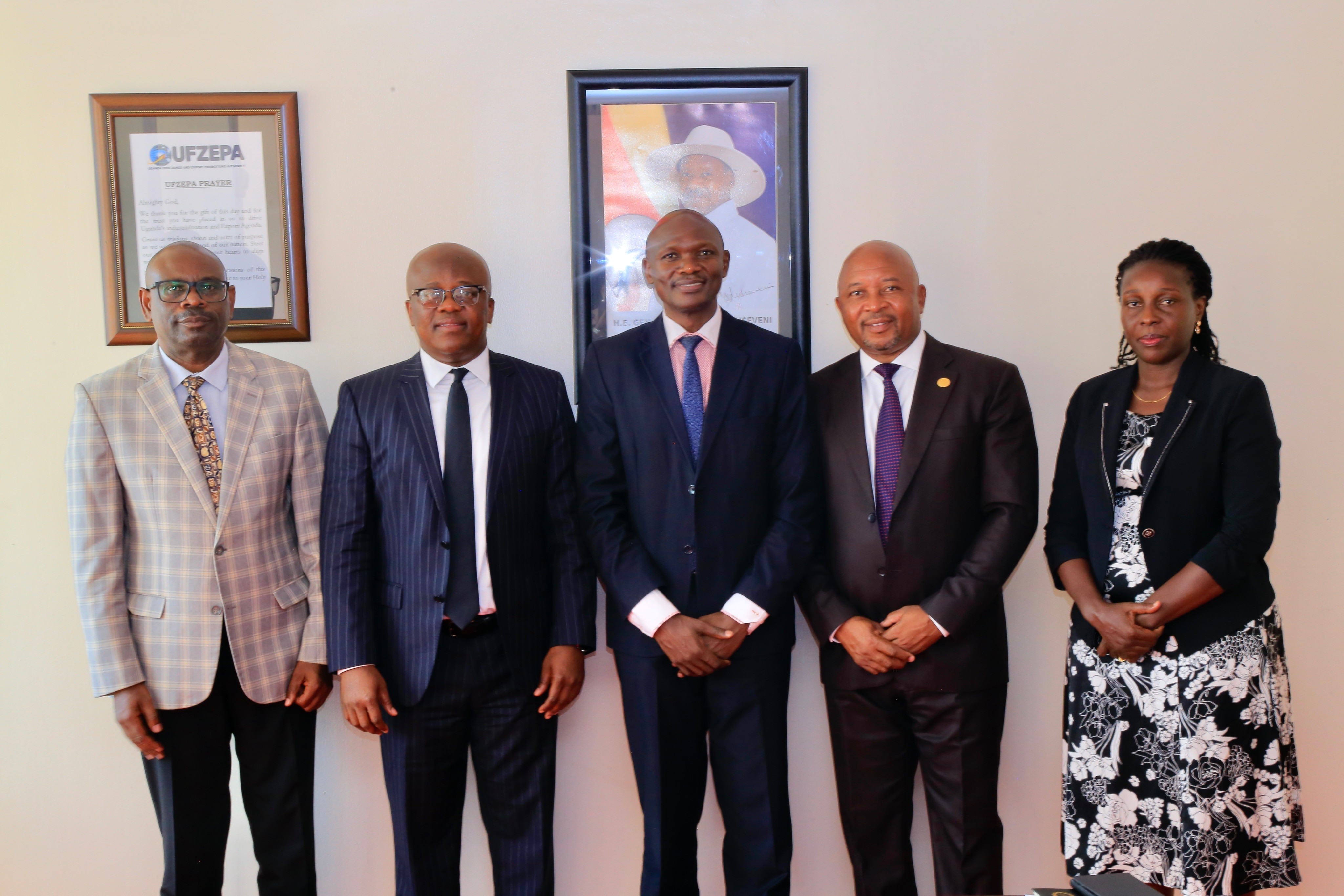 UFZEPA hosts Afreximbank ’s Mr. Nwugo -the new East Africa Regional Director, and Mr. Matereke - Head Anglophone West Africa to explore opportunities 